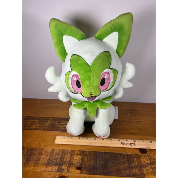 Pokémon Pocket Monsters Sprigatito Large Plush Toy 16" - Picture 4 of 5